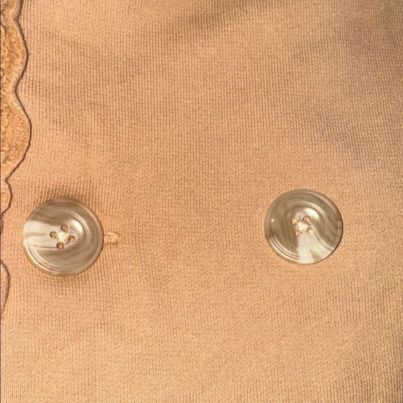 New Frank & Eileen Belfast Sweatshirt TrenchCoat Camel Triple Fleece Medium - Picture 15 of 16